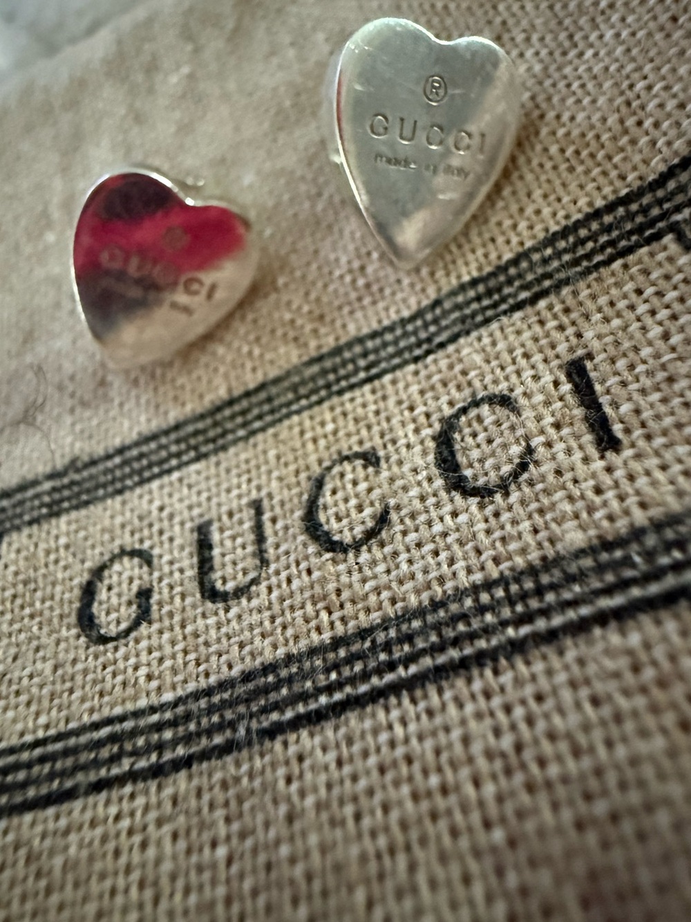 Gucci Heart Stud Earrings